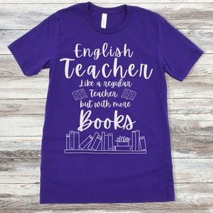 Literatur Shirt Erzieher Geschenk ELA Lehrer Shirt ELA Lehrer Geschenk Lehrer Kleidung Englisch Lehrer Shirt