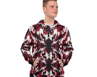 Gritty Chaos Rorschach Dominion-hoodie - rauw abstract expressionisme ontmoet grunge-streetwear