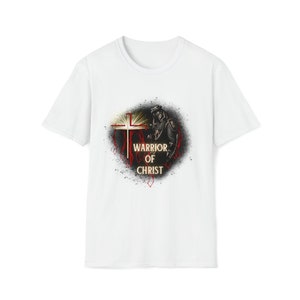 Camiseta Guerreiro de Cristo, Homem de Fé – Camiseta religiosa cristã, vestuário espiritual imagem 6