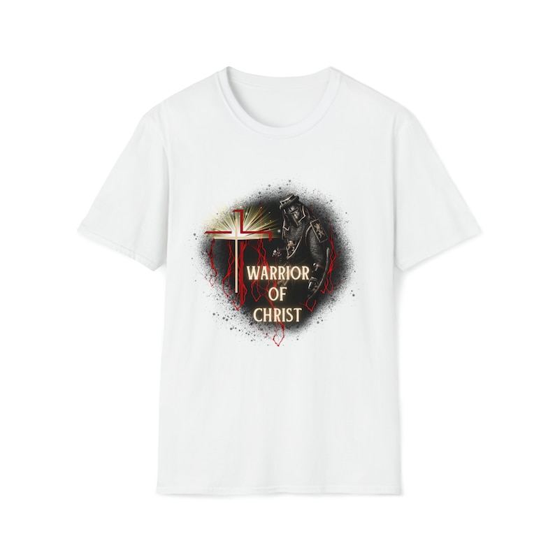 Camiseta Guerreiro de Cristo, Homem de Fé – Camiseta religiosa cristã, vestuário espiritual imagem 6