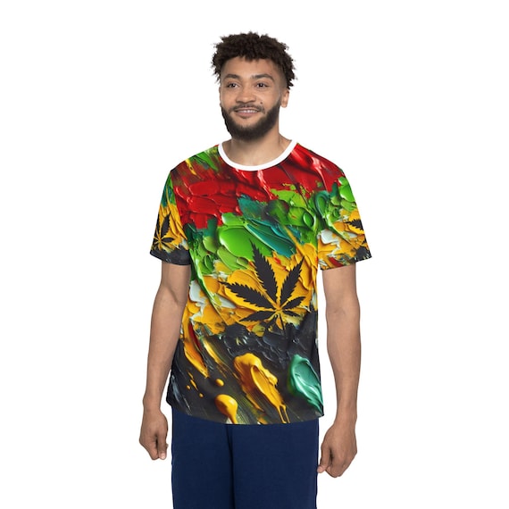 Rasta Colors Art T-shirt: Reggae Rhythm, Afro Culture Tee - Etsy