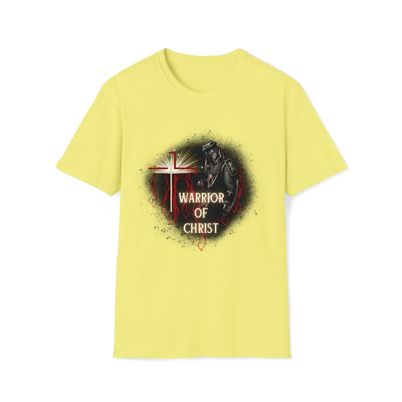 Camiseta Guerreiro de Cristo, Homem de Fé – Camiseta religiosa cristã, vestuário espiritual imagem 10