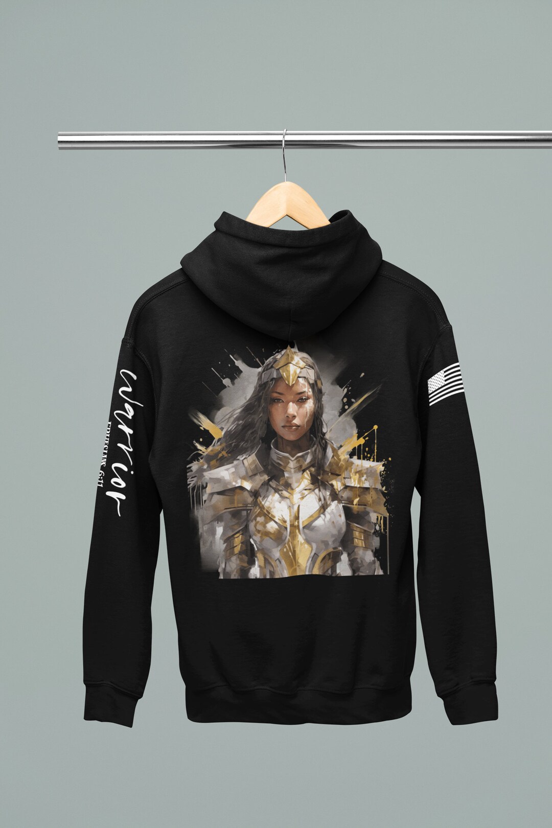 Fancy Orange Carrying Their Prayers Hoodie for Women