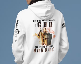 Moletom Guerreiro de Cristo: Roupa Religiosa Inspiradora