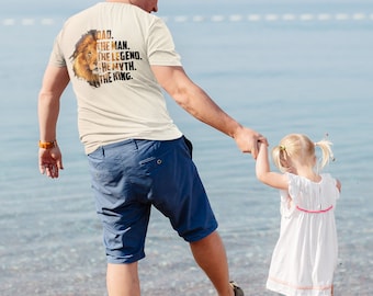 Camiseta Dad Lion: O Homem, a Lenda, o Rei