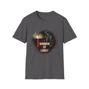 Camiseta Guerreiro de Cristo, Homem de Fé – Camiseta religiosa cristã, vestuário espiritual imagem 8