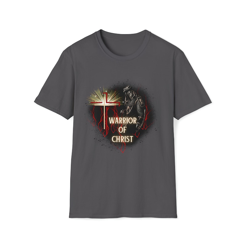 Camiseta Guerreiro de Cristo, Homem de Fé – Camiseta religiosa cristã, vestuário espiritual imagem 8