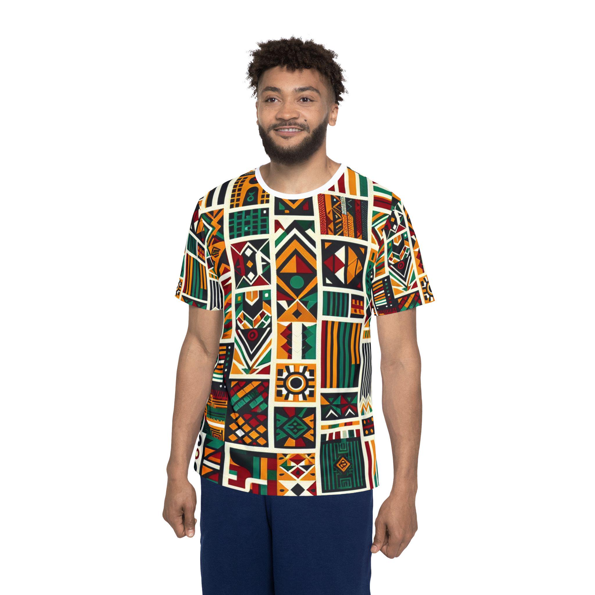 Heritage Pride Pan-african T-shirt - Bold Geometric Tribal