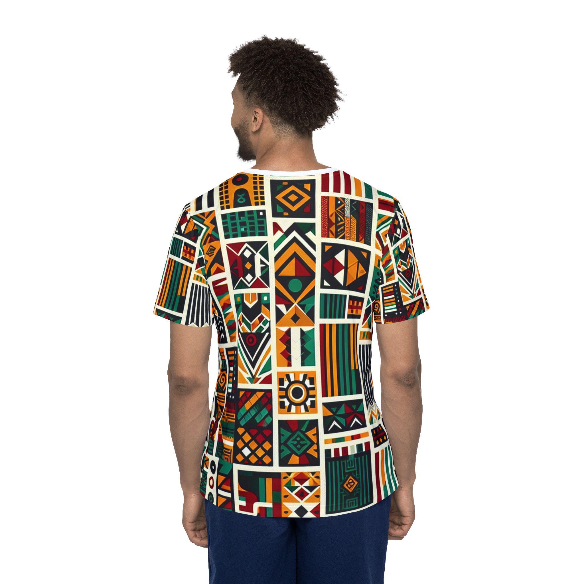 Heritage Pride Pan-african T-shirt - Bold Geometric Tribal