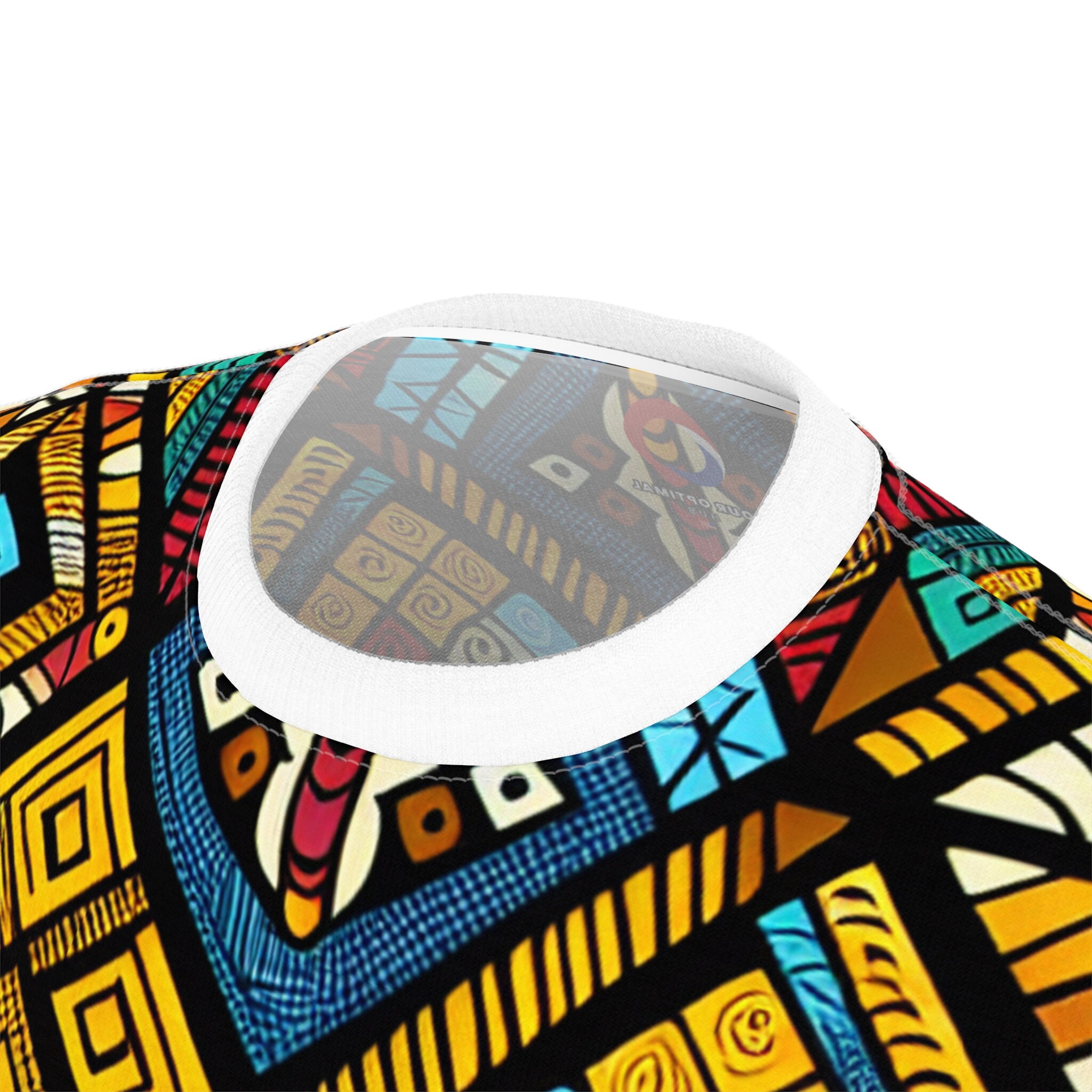 African Tribal T-shirt: Vibrant Geometric Textile Art - Etsy