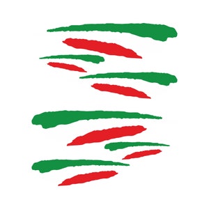 Itália bandeira italiana adesivos decalque vinil | Pacote x 6 Unidades | Para capacetes de bicicleta quad truck para carro suv motocicleta