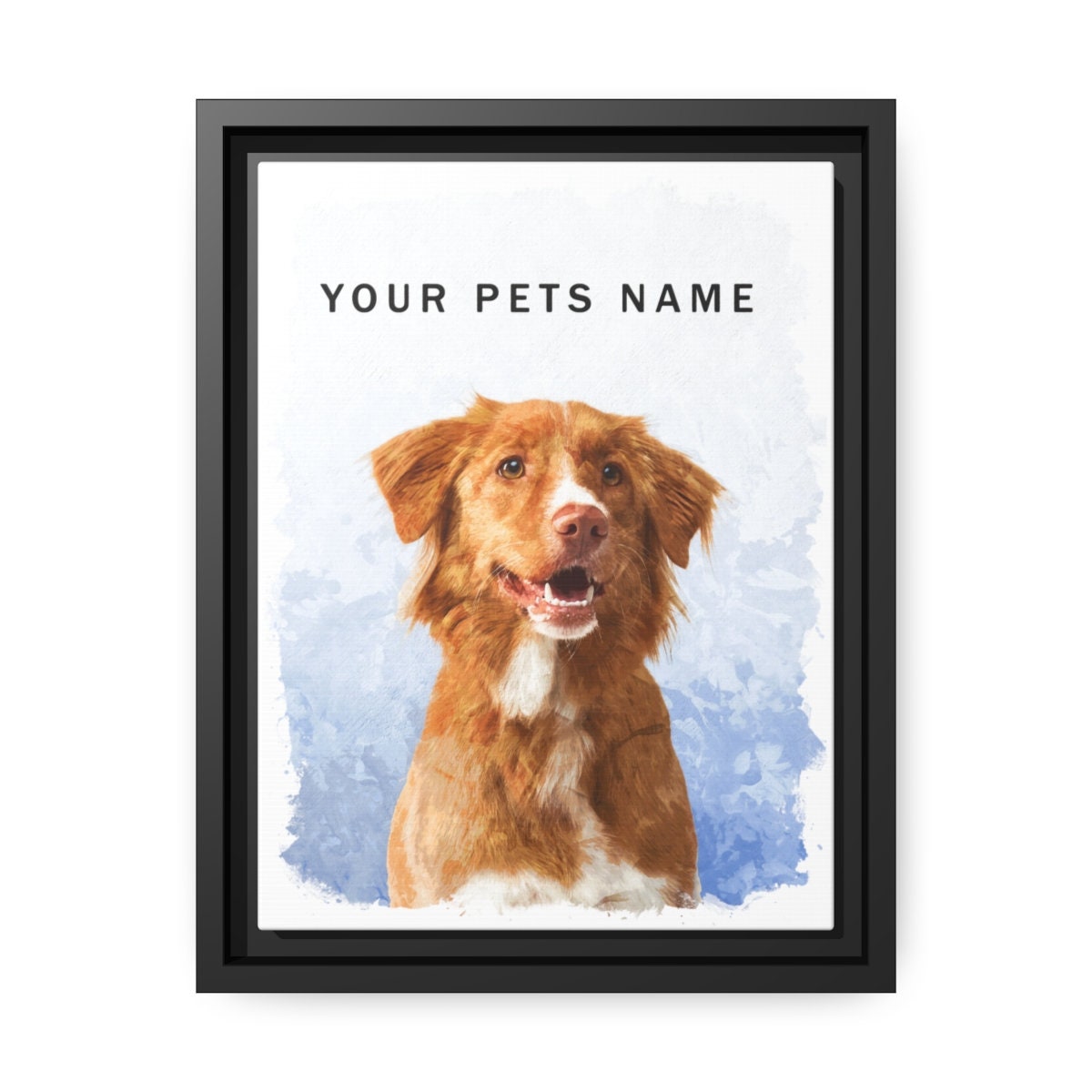 Custom Pet Portrait Watercolor Art From Photos Dog & Cat Keepsake ...