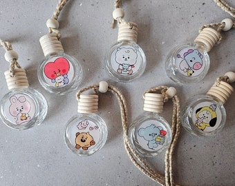BTS BT21 Baby Buddies Car Diffuser – Essential Oil Air Freshener (40+ Fragrances)