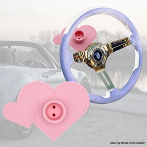 Steering Wheel Wall Mount Bracket Heart Shaped NRG compatible