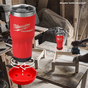 Milwaukee Packout Style Cup Mount 3D Printed