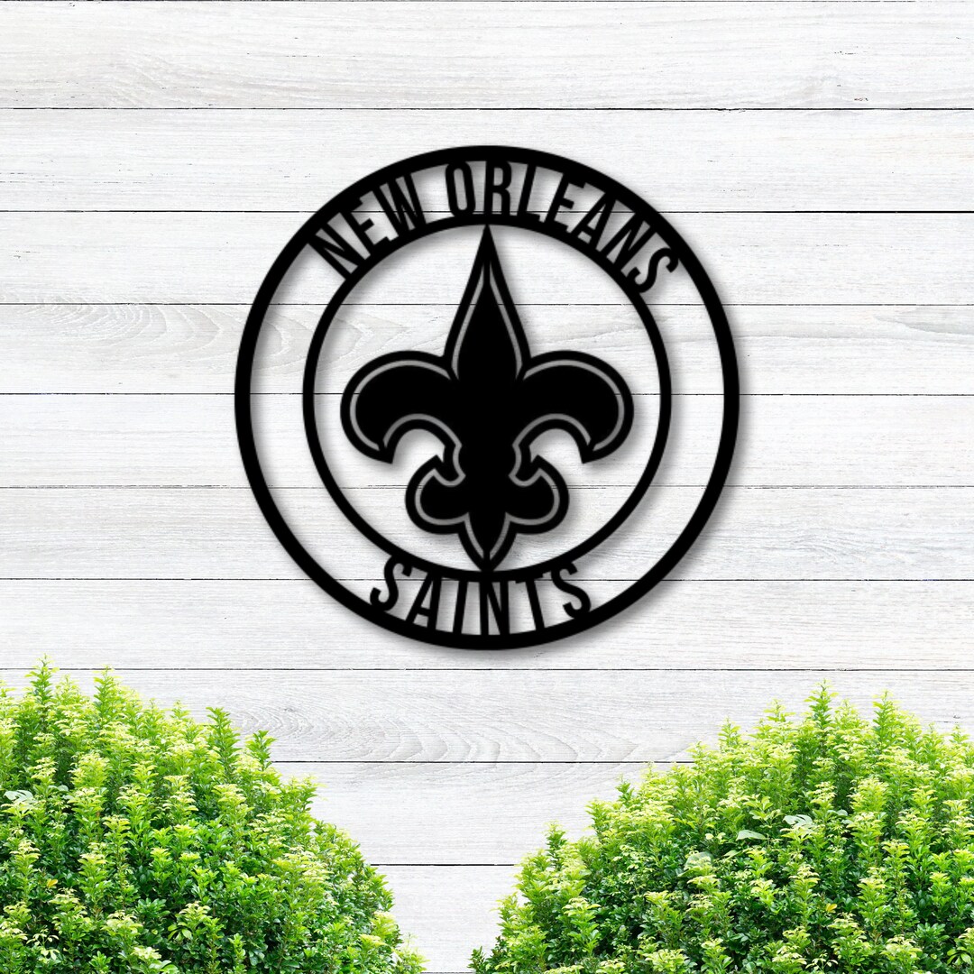 Metal Who Dat Sign Metal New Orleans Saints Sign Saints Etsy