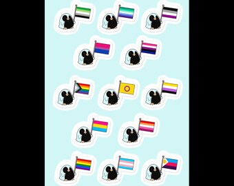 Syntax Scout Pride Army Sticker Sheet (13 TOTAL STICKERS!)