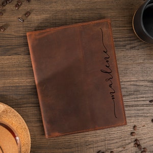 A5 Notebook Cover, Refillable Leather Planner, Personalized Refillable Journal, Undated Planner Leather Cover, Handmade Leather Organizer