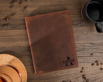 Personalized Leather Planner A5 Notebook Refillable Journal Handmade Undated Organizer Custom Leather Cover Gift for Men & Women