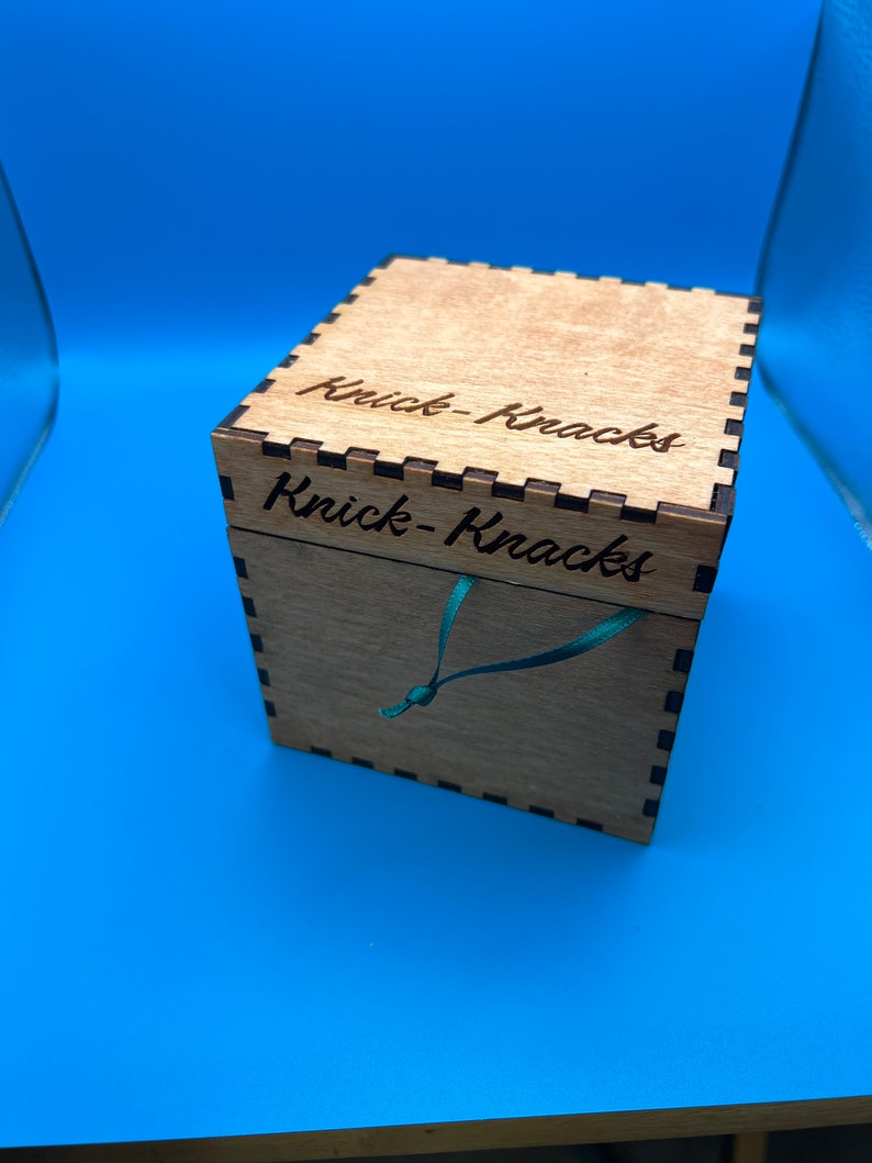 Charm With Chic Handcrafted Knickknacks Box With Hinged Lid Etsy