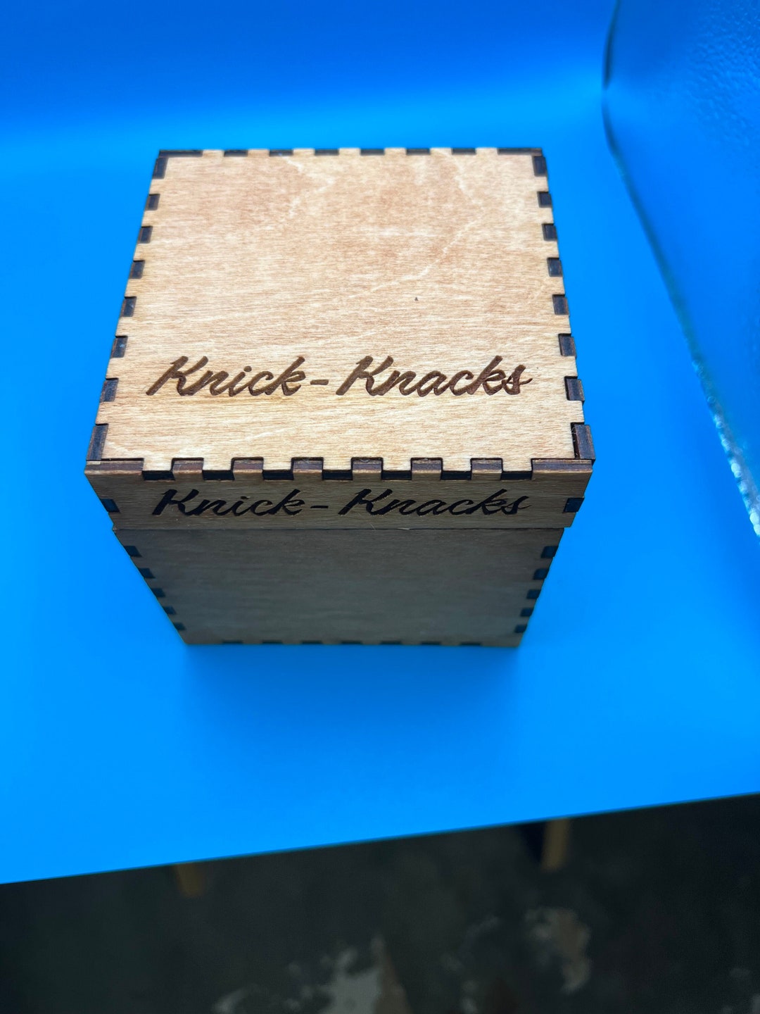 Charm With Chic Handcrafted Knickknacks Box With Hinged Lid Etsy