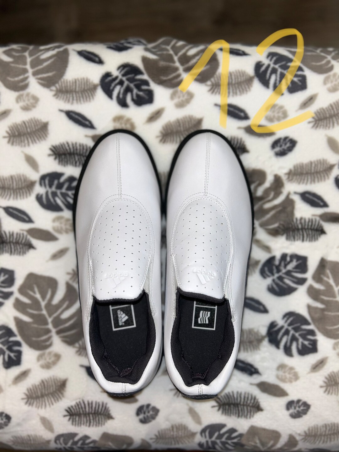 Adidas New Slip on Golf Shoes Womens Size 9 White Coral Etsy