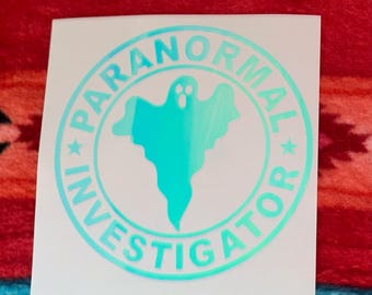 OFFICIAL PARANORMAL INVESTIGATOR" Sci Fi,ghost Hunter,ufo,bigfoot Decal Sticker - Foto 7