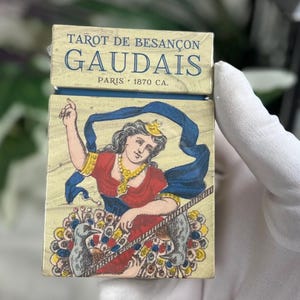 タロット・ド・ブザンソン・ゴーデ・パリ 1870年 ロ・スカラベオ作 78枚 オリジナル完全ライセンス 誕生日 クリスマス クリスマスギフト ホームデコレーション 誕生日