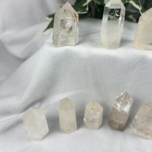 Clear Quartz Tower: Crown Chakra Meditation Crystal Wand