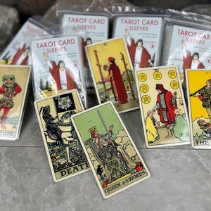 Acid-free Tarot Card Sleeves, Protective Deck Covers (80-pack) - Etsy Acid-free Tarot Card Sleeves, Protective Deck Covers (80-pack) - Etsy