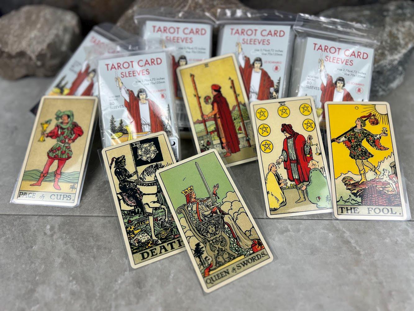 Acid-free Tarot Card Sleeves, Protective Deck Covers (80-pack) - Etsy