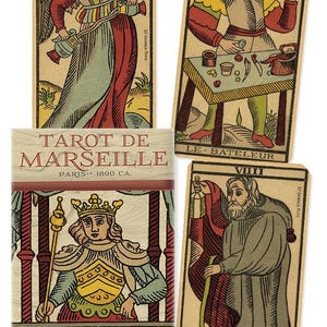 Tarot de Marsella, edición París 1890 de Lo Scarabeo, 78 cartas, original, con licencia completa, regalo de cumpleaños, Navidad, decoración del hogar, cumpleaños.