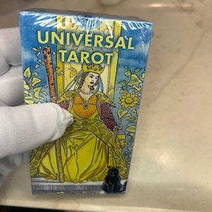 La baraja de Tarot Universal de Waite, Angelis, Lo Scarabeo. Baraja de Tarot original y con licencia completa. Juego de regalo especial. Adivinación de la fortuna.