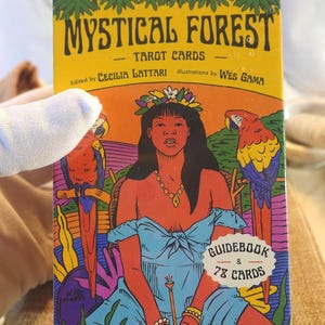 Mystical Forest Tarot 78 Card Deck and Guidebook Cards Quality and Fully Licensed Birthday Christmas Xmas Gift Home Decor Meditation Gift
