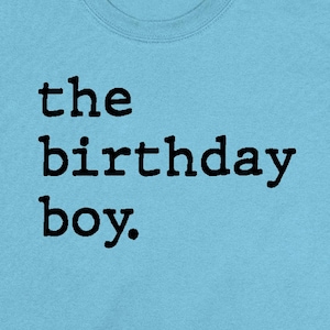 Birthday Boy Outfit Kids Birthday Shirt Bday Party T Shirt Toddler Gift For Him B Day Top Childrens TShirt Dude B-Day Youth Tee - BG731
