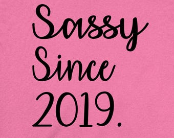 7. Geburtstag Mädchen Sieben Shirt 7 Jahre alt Geschenk für ihren siebten Geburtstag T-Shirt Geburtstagsparty Outfit B Day Geschenk B-Day Tee frech seit 2019