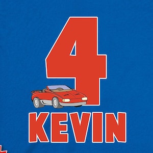 4th Birthday Shirt Race Car Party Custom Kids Name Four Years Old Personalized T Shirt 4 Bday Gift For Boys Toddler Boy TShirt Fourth B Day