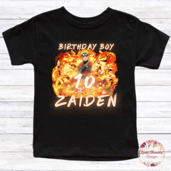 Matching Naruto Family Birthday Boy Shirts | Group Anime Birthday Shirts | Girls Birthday Shirt | Family Anime Birthday Shirts | Sage Mode