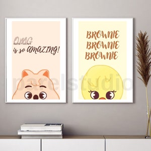 Stray Kids Poster, 4 Poster, Skz Maknae Line Wall Art, Han, Felix, Jisung, IN Jeongin Digital Poster