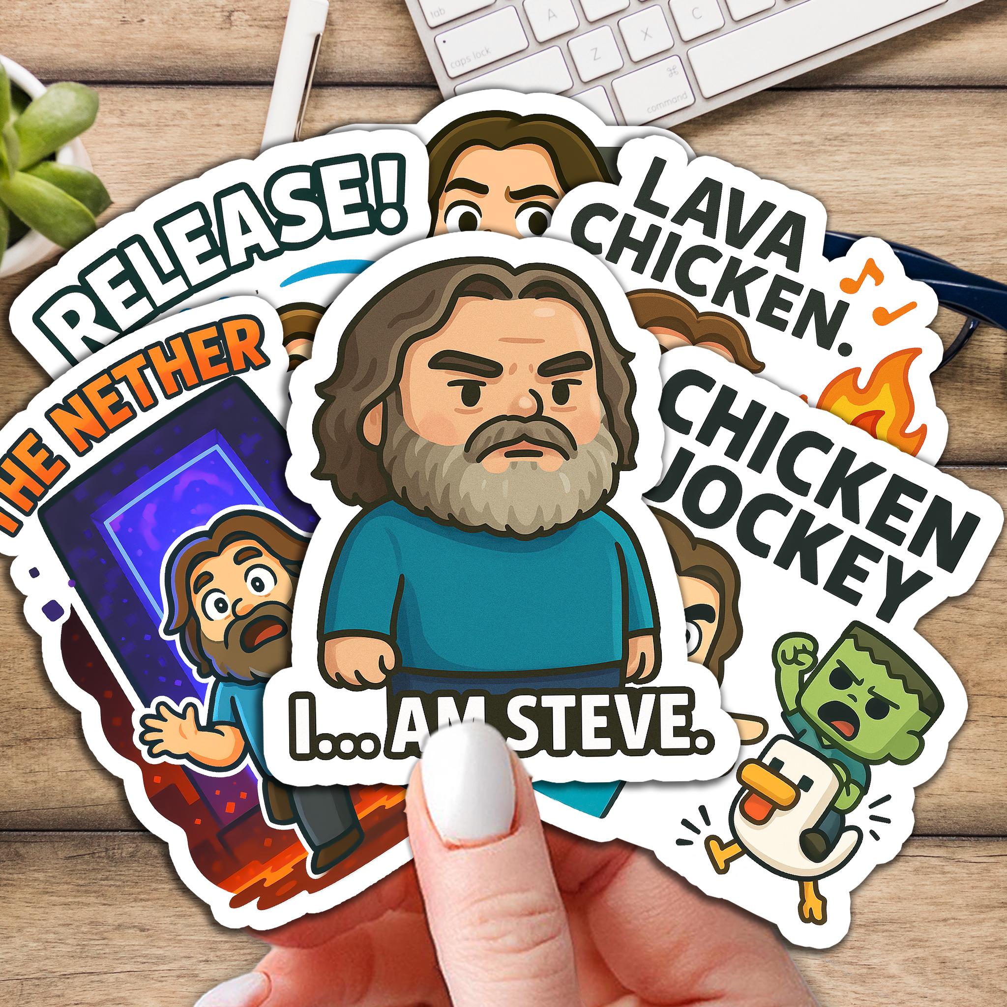Jack Black Says; Chicken Jockey, RELEASE!, I Am Steve, LAVA