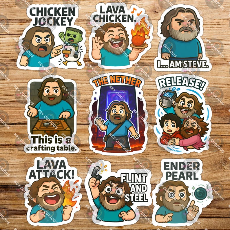 Jack Black Says; Chicken Jockey, RELEASE!, I... Am Steve, LAVA ATTACK ...