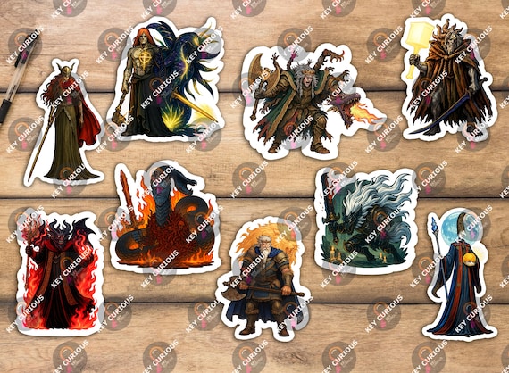 Elden Ring-themed Vinyl Stickers | Malenia, Radagon and Elden