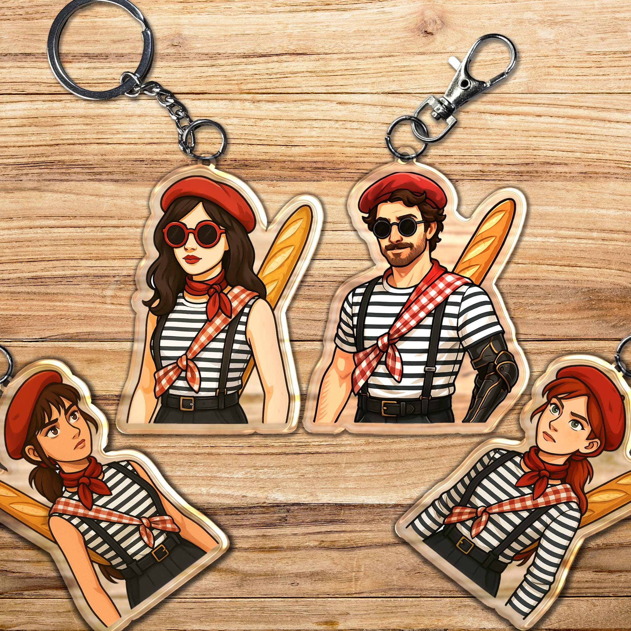 Baguette Outfits | Coe33 | Epoxy Keychians/charms | Maelle