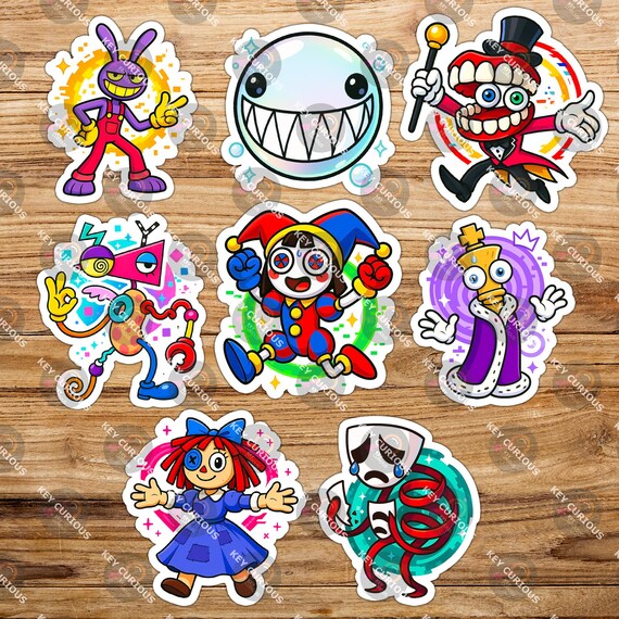ポムニ、ラガサ、ジャックス、ケイン、バブル…ビニールステッカー | 8