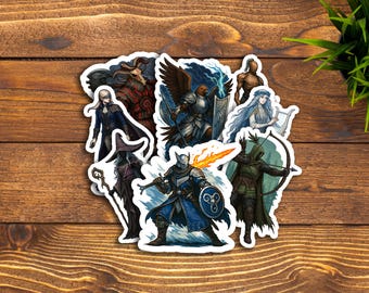 Elden Ring Nightreign Nightfarers Themed Vinyl Stickers | Wylder, Guardian, Ironeye, Duchess, Raider, Revenant, Recluse, Executor