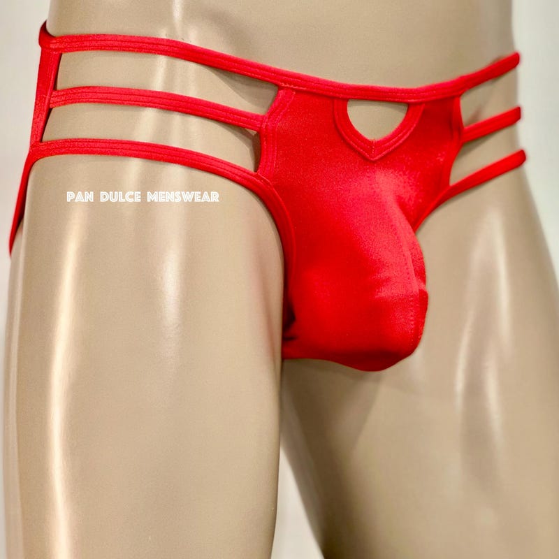 Slip Uomo Con Taglio A Y E Cut-outs - Biancheria Intima Sexy, Tessuto Misto Cotone, Design Moderno