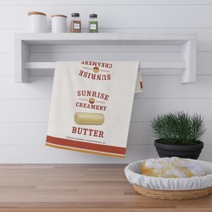 ヴィンテージ風ティータオル。家庭料理人向け。素朴なキッチン装飾。グルメな方へのギフト。ファームハウススタイル。新築祝いのギフト。