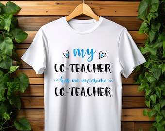 My Co-Teacher Shirt, Virtual Teacher Shirt, Teacher Lover, Gift For Teacher, Co-Teacher Gift, Online Teacher, Ninja T-Shirt, Cute T-Shirt