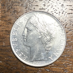 1973 REPVBBLICA ITALIANA - 100 LIRE &quot;large type&quot; coin