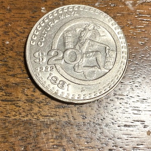 1981 Mexico 20 Pesos Coin